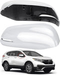 Passenger Side Mirror Cover Replacement for Honda CRV 2017 2018 2019 2020 2021 2022 - Right Side Mirror Covers, Rear View Mirrors Cap Accessories With Lamp, White