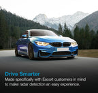 Escort MAX 360c MKII Laser Radar Detector - Dual-Band Wi-Fi and Bluetooth Enabled, 360° Directional Arrows, Black & EZ Mag Mo