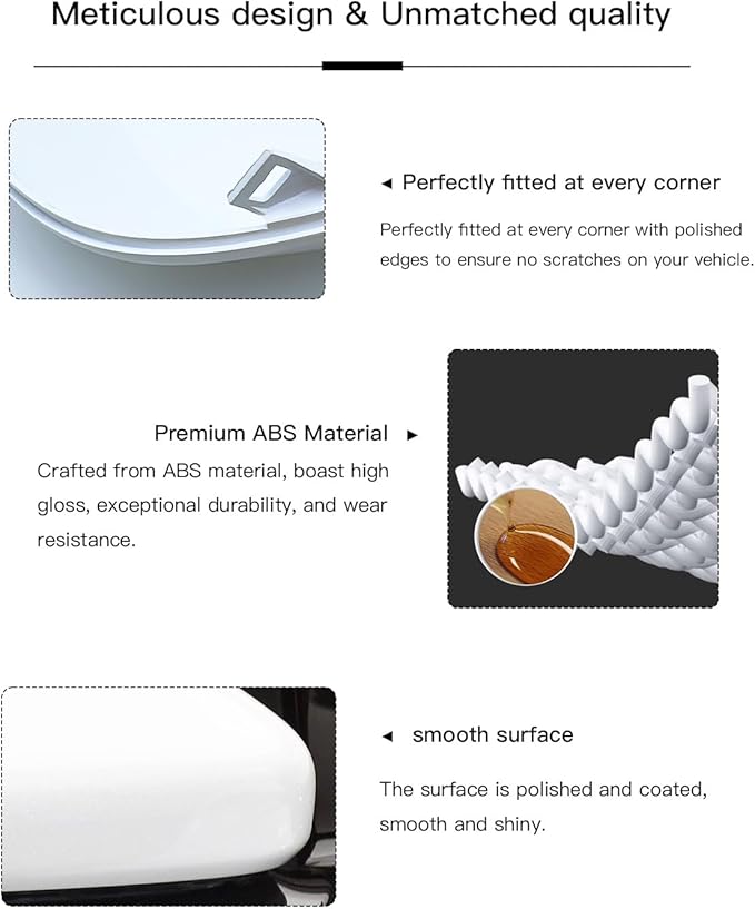 Right Passenger Side Mirror Cover Cap Compatible with Nissan Altima 2013-2018 White