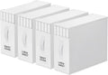 StorageTastic 4 Pack Bed Sheet Closet Organizers and Storage,Sturdy Foldable Storage Containers with Window and Label,Storage
