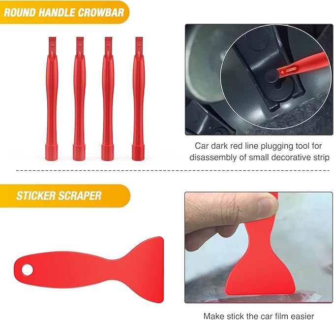 GOOACC 102Pcs Trim Removal Tool, Auto Terminal Removal Tool, Auto Clip Pliers Stereo Removal Tools, Car Upholstery Repair Pry