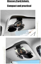 Sunglasses Holder for Car, Leather Glasses Frame, Eyeglass Hanger Card Clip for Car Sun Visor,Sunglasses Holder for Universal Car Visor(American Flag Skull A)