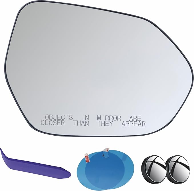 EAP Passenger Side Mirror Glass Compatible with Toyota Camry 2018-2026, Corolla 2019-2025, Prius 2016-2022, Heated 8790206160, 8793147410, 8790202070, 8790233150, TO1325165 TO1325140