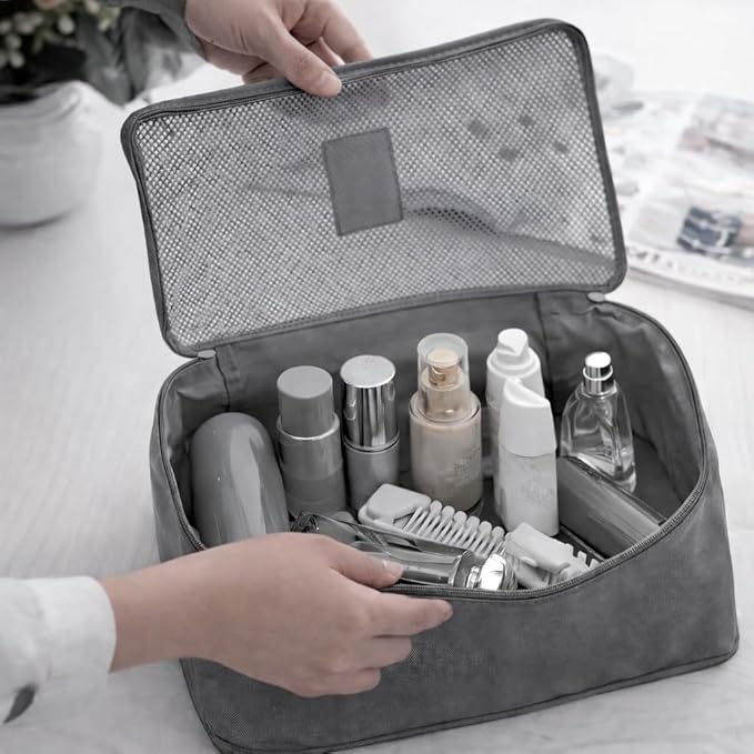 6 Set Travel Packing Cubes for Luggage – Laundry Pouch Organizer Bags, Lightweight Storage Pouches for Clothes, Shoes, and To
