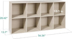 Best Choice Products 8-Cube Storage Organizer, 13.5in Shelf Opening, Bookcase, Display Shelf, Customizable w/ 2 Removable Bac
