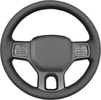 MEWANT Steering Wheel Covers for Dodge RAM 1500/1500 Classic / 2500/3500 / 5500 Hand-Stitched Genuine Leather ram Steering Wheel Wrap