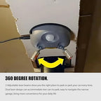 Dual Laser Garage Parking Assist Guide, 360-Degree Adjustable Parking Sensor with AC Adapter, Stop Indicator Light Distance System Wider Angles Park Assistance for Car SUV