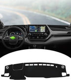 FIILINES Dash Cover Fit for Toyota Highlander 2020-2025 (Fit with or Without Display) Dashboard Mat Cover Sunshade Nonslip Me