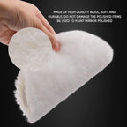 Buffing Polishing Pads, 7Pc 6.5 Inch Face for 6Inch 150mm Backing Plate Compound Buffing Sponge Pads Cutting Polishing Pad Kit for Car Buffer Polisher Compounding, Polishing and Waxing -PPTYS6SET