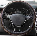 Mayco Bell Flat Bottom Steering Wheel Cover Anti-Slip,Safety,Soft,Breathable,Durable,Full Surround,Comfortable Grip Microfibe