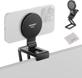 NEEWER Magnetic Continuity Camera Mount for Desktop Monitor, Arca Type Base Tri Fold Desk Phone Webcam Mount Stand Holder, Compatible with MagSafe iPhone iMac Apple TV 4K Mac Laptop Samsung, SP08