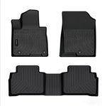 Auxko All Weather Floor Mats for 2026 2025 2024-2022 Hyundai Tucson Gasoline TPE Liners Set Tucson Accessories All Season Guard Odorless Anti-Slip Floor Mats for 1st & 2nd Row