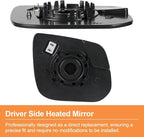 Senzeal Driver Side Heated Mirror with Blind Spot Mirror for Chevrolet Chevy Colorado GMC Canyon 2015-2022 Rearview Mirrors Glass Replaces 23191160 (Left Side)