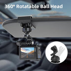 Car Sun Visor Mount VLOG/Video Holder, Quick Clip Mount for Car Sun Visor Compatible with DJI Action 6/5 Pro/ 4/3, GoPro Hero 13/12/11/10, Insta360, AKASO and More
