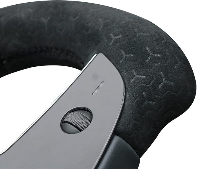 MEWANT Hand Stitched Tesla Model S Yoke Steering Wheel Cover Wrap for Tesla Model S 2021-2023 / Model X 2021-2023 Tesla Yoke Steering Wheel Accessories
