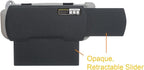 Car Visor Extender TFY Anti-Glare Sun Visor Extender Windshield and Side Window Sunshade and UV Rays Blocker (1 Piece) (Black)