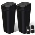 Car Trash Can with Lid - 2 Packs Mini Car Garbage Can Bin for Cup Holder - Black Small Leakproof Vehicle Trash Bin for Back Seat, Cute Automotive Accessories Organizers and Storage for Door SUV Truck