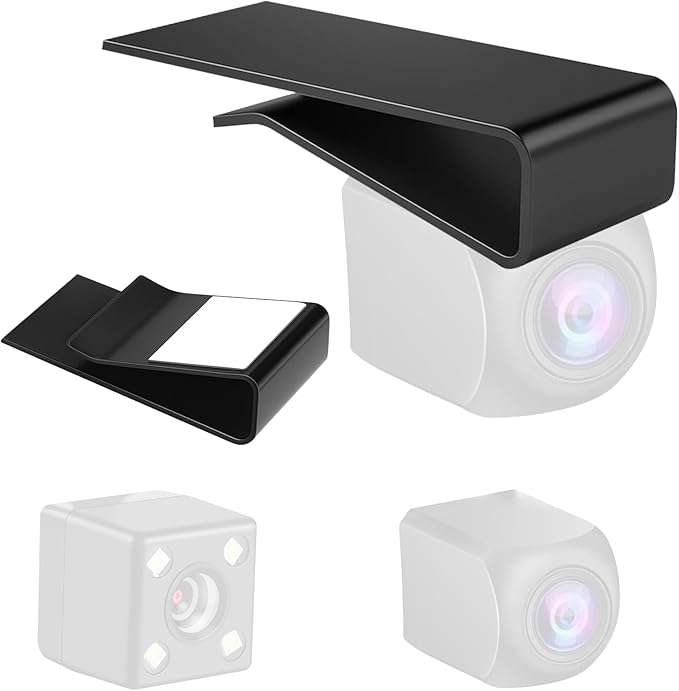 Metal Universal Rear Window Dash Cam Mount – Slide-Down Vehicle Window Clip Bracket for Rear Camera & Dash-Cam, No Drilling Required