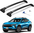 300lbs Lockable Roof Rack Cross Bars Compatible with 2023 2024 2025 Chevrolet Chevy Trax 2RS ACTIV LT, Aluminum Roof Rails Crossbar for Cargo Carrier Luggage Kayak Canoe Snowboard