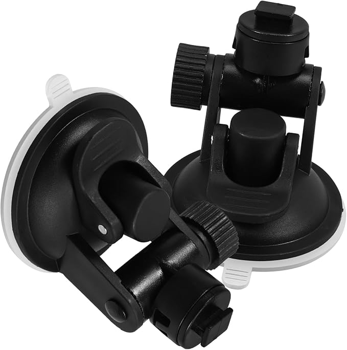 TEHAUX 2Pcs Dash Cam Holder with Suction Cup Design Clip Mount for Dash Cameras Navigators and Digital Cameras Secure Attachment for Car Dashboard