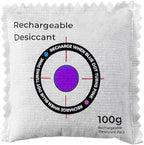 Car Dehumidifier Bag - Color Indicating Reusable Absorber, Leakproof Desiccant with Moisture Control Design, Car Truck with E