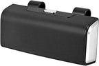 Car Sunglasses Holder for Sun Visor, Button Leather Eyeglass Hanger and Interior Storage Box