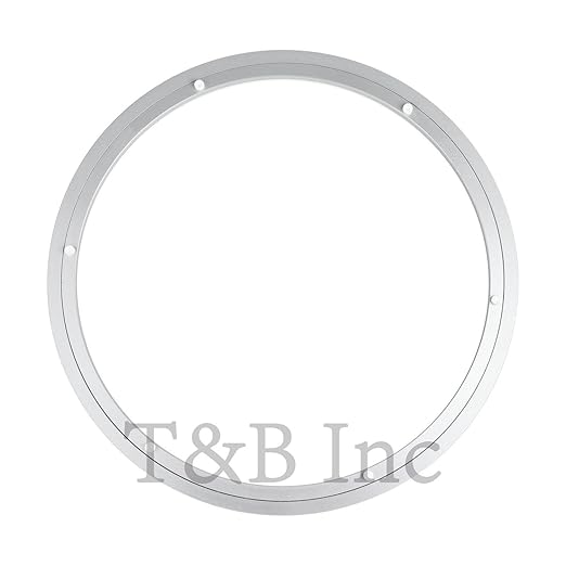 TamBee 18 Inch Lazy Susan Hardware Kit - Heavy Duty Aluminum Turntable Bearing with Metal Rotating Ring Mechanism Lazy Susan 