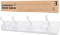 Badiano Wooden Coat Rack, Wall-Mounted Organizer for Closet, Entryway, Hallway, Foyer, Bedroom, Heavy Duty Double Hooks for H