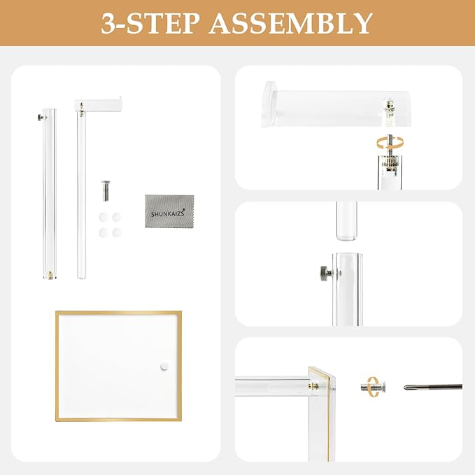 Acrylic Purse Display Stands, 14"-24" Adjustable Height Handbag Holder, Clear Purse Rack Stands for Closet Retail, Durable Go