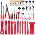 GOOACC 200Pcs Trim Removal Tool, Auto Push Pin Bumper Retainer Clip Set Fastener Terminal Remover Tool Adhesive Cable Clips R