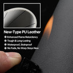 2Pack Leather Car Seat Gap Filler – Anti-Drop Console Organizer, Scratch-Resistant Waterproof Easy to Clean, Fits 90% Vehicles Without Blocking Seat Movement