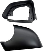 Replacement For Tesla Model Y Left Side Wing Mirror Cover and Mirror Frame Set Lower Holder Housing Tray Cap Driver Rearview Mirror Cover 2020 2021 2022