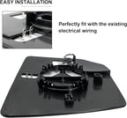 Ford F150 Left Side Heated Blind Spot Mirror - Convex Glass with Rear Holder FL3Z17K707L