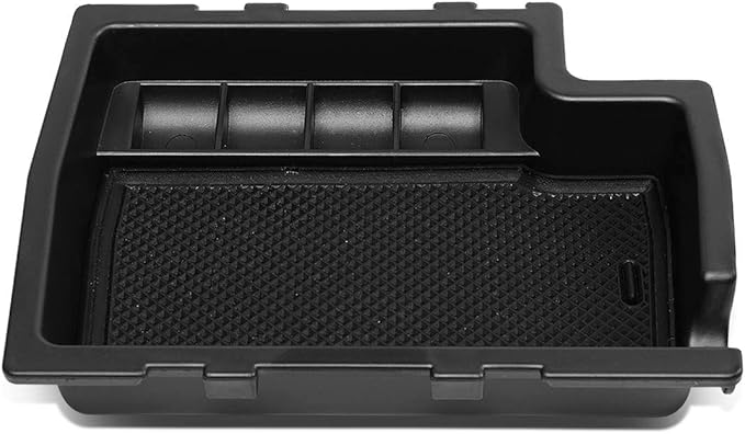 DNA MOTORING ZTL-Y-0022 Center Console Armrest Organizer Tray (for 13-17 Subaru Crosstrek), 1 Pack,Black