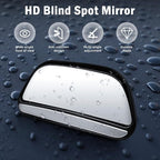 Blind Spot Mirror 2 Pack Car Side Mirror Blindspot Adjustable Car Auxiliary Wide Angle Side Rearview Mirror for Car SUV Truck RV