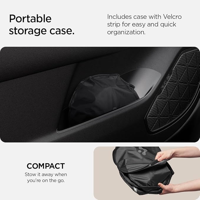 Spigen Triple-Coated CryoShade Front Windshield Sunshade (Reinforced Velcro Strap) for Toyota RAV4 2019-2025 and RAV4 Prime 2021-2025