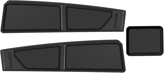 Auovo Dash Cover Tray Compatible with Ford Bronco Accessories 2024 2025 2026 Bronco Anti-Slip Silicone Car Dashboard Compartm