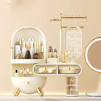 Makeup Organiser Storage Large Capacity Dressing Case Makeup Organizer, Cosmetic Storage Organizer with Drawers, Cabinet,Brus