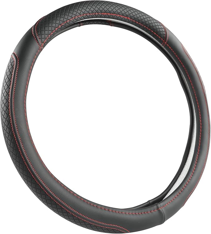 West Llama Customized Auto Car Steering Wheel Cover for Honda Accord Civic CR-V HR-V Pilot Fit Passport Odyssey 14.5-15inch(B