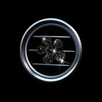 5 Pcs Car Vent Clip,Bling Flower Air Fresheners Vent Clips,Car Diffuser Rhinestone Car Interior Decoration Charm Accessories