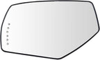 TRQ Driver Side Mirror Glass Heated Compatible with 2014-2016 Chevrolet Silverado GMC Sierra 1500 2015-2016 2500 HD 3500 HD w