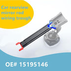 Rear View Mirror Wiring Cover, Replacement for 1999‑2007, OE#15195146, Black Interior Mirror Wire Harness Cover Trim – Easy Installation (1 pcs)