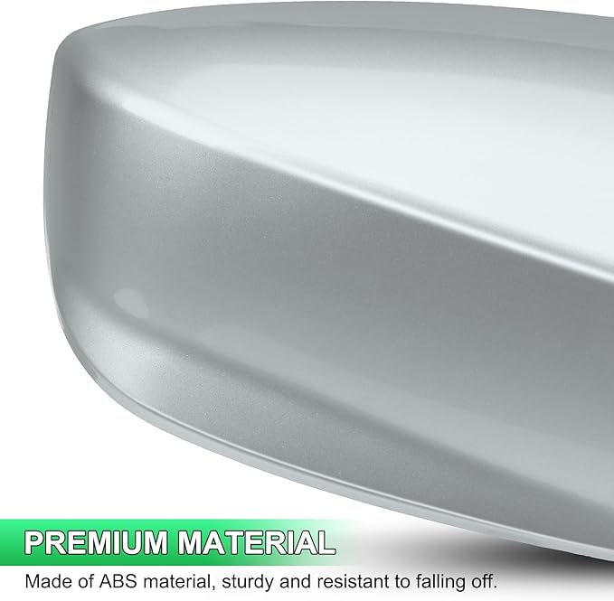 Silver Passenger Side Mirror Cover Rear View Mirror Cap Compatible with 8th Gen Accord Sedan 2008 2009 2010 2011 2012