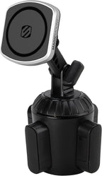 Scosche MP2CUPM-SP MagicMount Pro2 Cup Holder Magnetic Cell Phone Holder Car Mount Kit Compatible with MagSafe, iPhones, Galaxy, Pixel & All Smartphones