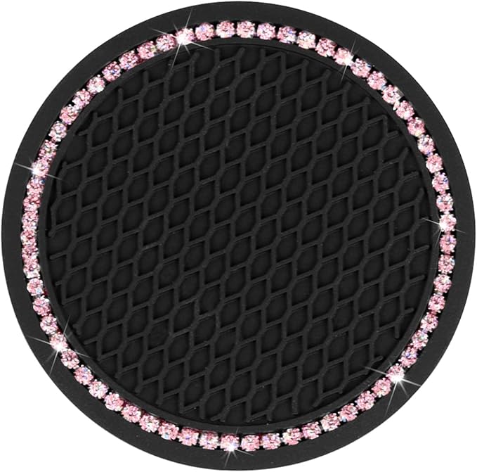 eing Bling Auto Steering Wheel Desk, Laptop,Tablet, Notebook Car Travel Table, Food Eating Hook On Steering Wheel Tray, for Constant Travelers, Fits Most Vehicles Steering Wheels,Pink