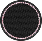 eing Bling Auto Steering Wheel Desk, Laptop,Tablet, Notebook Car Travel Table, Food Eating Hook On Steering Wheel Tray, for Constant Travelers, Fits Most Vehicles Steering Wheels,Pink