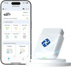 DFirst 201BTFD All System Diagnostic Tool Oil Reset One-Click ECU Coding Disable Auto Start Stop OBD2 Scanner (iOS/Android,A Vin