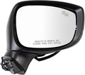 TRQ Passenger Side Mirror Assembly Power Power Folding Turn Signal Blind Spot Paint to Match Compatible with 2019-2023 Mazda CX-5