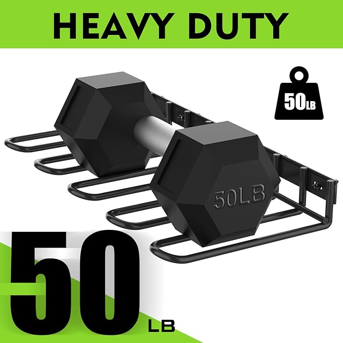 ENONCI Power Tool Organizer, Drill Holder Wall Mount,Thickened Drill Rack,50 lb Garage Storage Heavy Duty Drill Organizer Uti