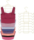 ZEDODIER 2 Pack Tank Top Hanger Space Saving, Bra Hangers for Closet Organizer, Hanging Bra Organizer Tank Tops Holder with 1